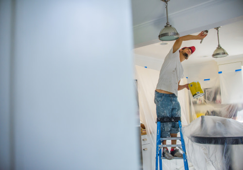 Will any interior ceilings need to be painted during the house remodeling project?