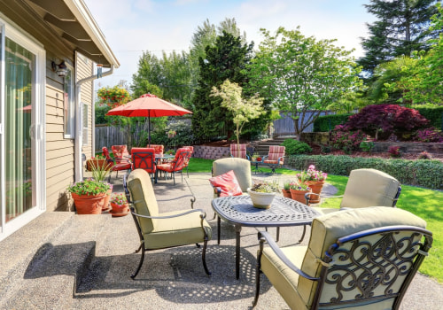 Will any outdoor furniture need to be removed or added during the house remodeling project?