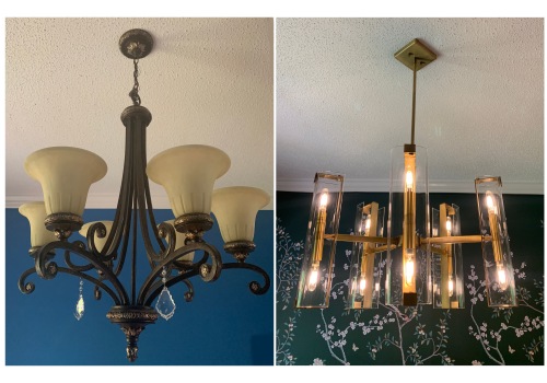 Will any interior lighting fixtures need to be replaced during the house remodeling project?