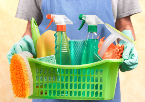 What are 3 cleaning agents that is harmful to human health?